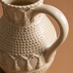 Rustic Wabi-Sabi Ceramic Water Vase