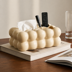 Luxe Ball-Shaped Multifunctional Tissue & Remote Holder
