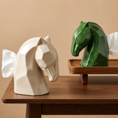 Nordic Luxe Spring Ceramic Tissue Box