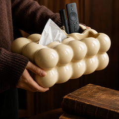 Luxe Ball-Shaped Multifunctional Tissue & Remote Holder