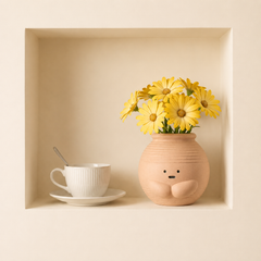 Whimsical Wabi-Sabi Flower Vase