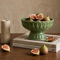 Handcrafted Wabi-Sabi Ceramic Fruit Bowl