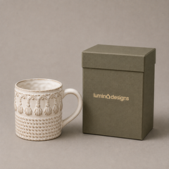Vintage Wabi-Sabi Artisan Ceramic Coffee Mug
