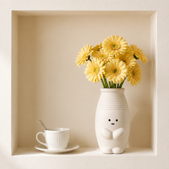 Whimsical Wabi-Sabi Flower Vase